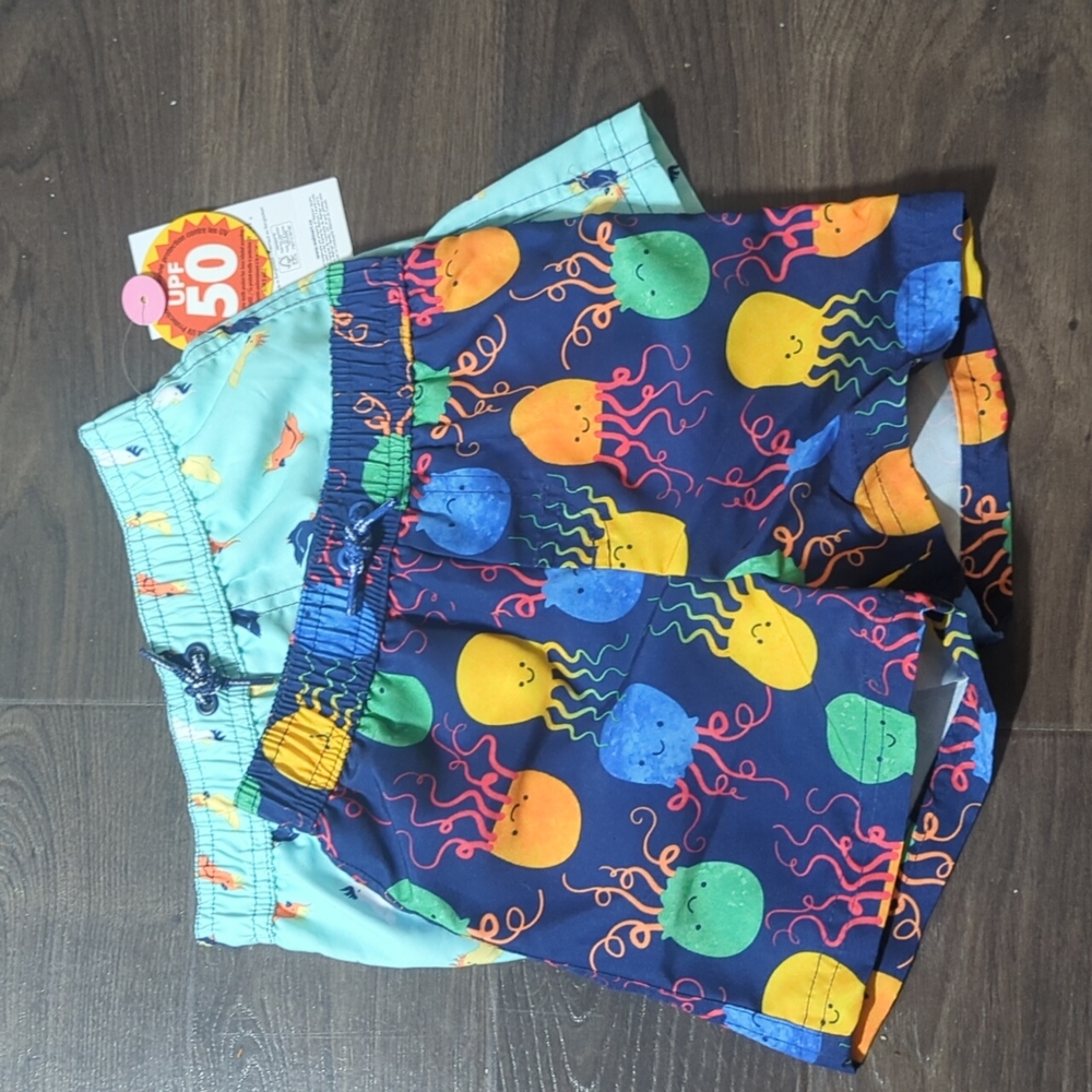 Lot of 2 Boys Bathing Shorts BNWT
